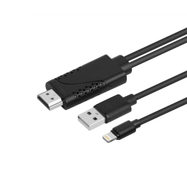 Cable Lightning adaptador AV digital a HDMI para iPhone iPad ISER B7059