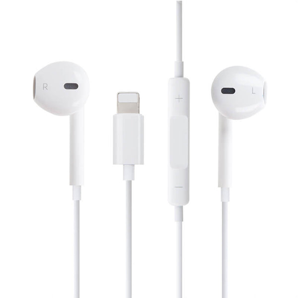 Auriculares Lightning directo con cable para iPhone 14, 13, 12, 11 y  iPad con micrófono y control de volumen