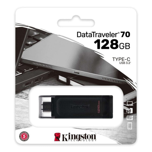 Pendrive 128GB Kingston DataTraveler 70 USB Tipo-C