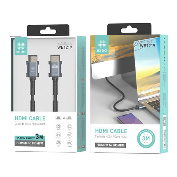 Cable HDMI Ultra HD 4K 3 Metros