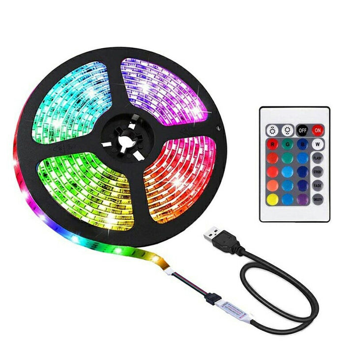Tira de luces LED RGB con Cable USB 5 Metro - JOY WAY SL