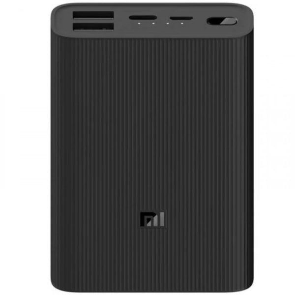 Batería Externa 10000mAh Xiaomi Mi Power Bank 3 Ultra Compact/ Negra