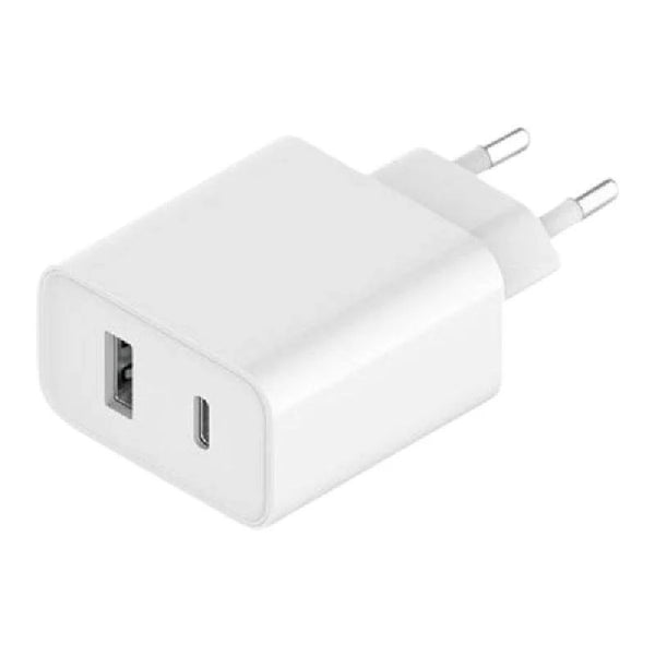 Cargador de Pared Xiaomi Mi 33W Wall Charger/ 1xUSB Tipo-C/ 1xUSB A/ 33W