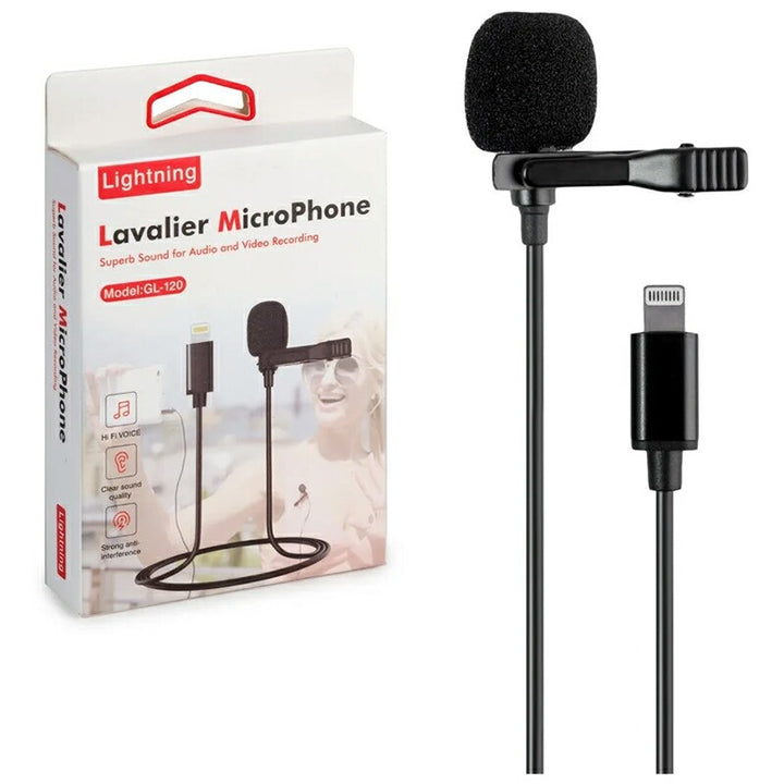 Micrófono Lavalier Lightning para grabar Vídeo de Tiktok - JOY WAY SL