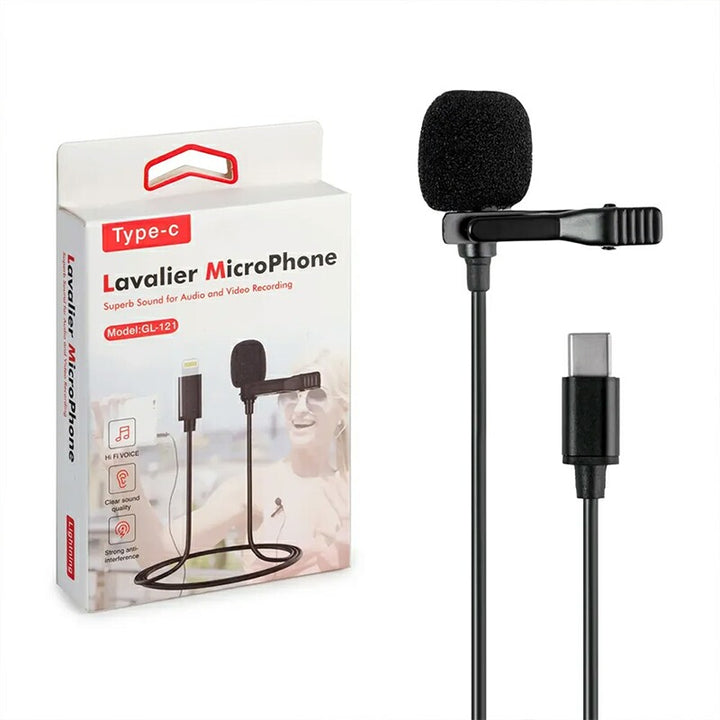Micrófono Lavalier Tipo-C para grabar Vídeo de Tiktok - JOY WAY SL